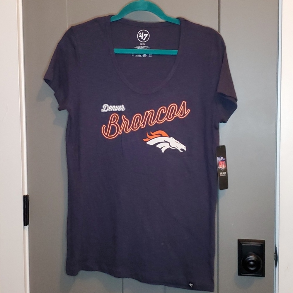 NEW Denver Broncos Ladies blouse NEW with tags NFL